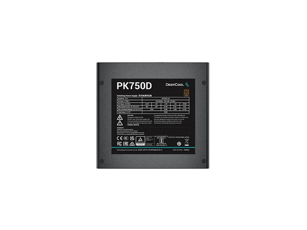 Deepcool Pk750D 80 Plus Bronze Power Supply in Qatar Deepcool Pk750D 80 Plus Bronze Power Supply in Qatar